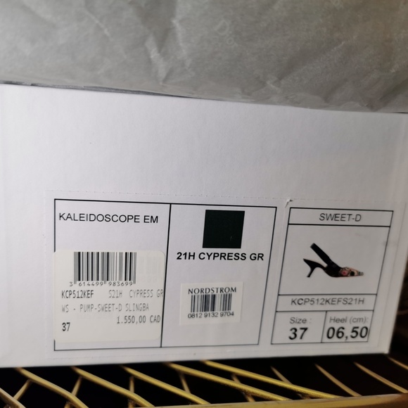 SIZE 37 Dior Kaleidoscope Sweet-D CYPRESS GR PUMP - Picture 4 of 4